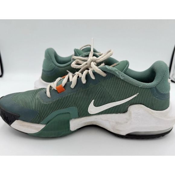 Nike Air Max Impact 4 Basketball Shoes Green White Orange Mens Size 8.5 - Picture 12 of 15